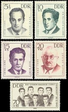 DDR, MiNr. 918-922 postfrisch - Antifaschisten, KZ-Opfer (II)