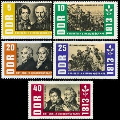 DDR, MiNr. 988-992 postfrisch