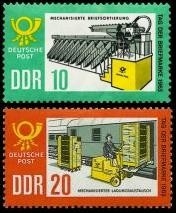 DDR, MiNr. 998-999 postfrisch - Tag der Briefmarke 1963
