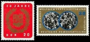 DDR, MiNr. 1115-1116 postfrisch