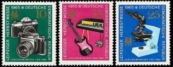 DDR, MiNr. 1130-1132 postfrisch - Leipziger Herbstmesse 1965