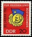 DDR, MiNr. 1167 postfrisch - 20 Jahre Freie Deutsche Jugend (FDJ)