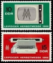 DDR, MiNr. 1204-1205 postfrisch - Leipziger Herbstmesse 1966