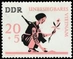DDR, MiNr. 1220 postfrisch - Unbesiegbares Vietnam 1966