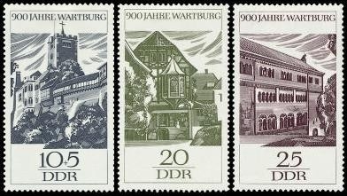 DDR, MiNr. 1233-1235 postfrisch