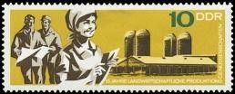 DDR, MiNr. 1332 postfrisch - Landwirtschaftliche Produktionsgenossenschaften (LPG)