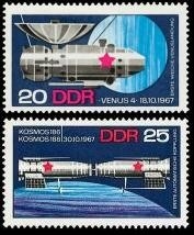 DDR, MiNr. 1341-1342 postfrisch - Erfolge der sowjetischen Raumfahrt