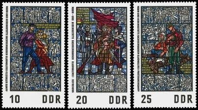 DDR, MiNr. 1346-1348 postfrisch