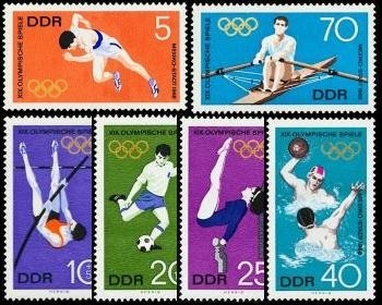 DDR, MiNr. 1404-1409 postfrisch - Olympische Sommerspiele, Mexiko-Stadt 1968