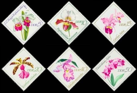 DDR, MiNr. 1420-1425 postfrisch - Orchideen