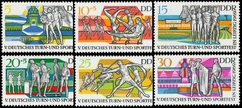 DDR, MiNr. 1483-1488 postfrisch