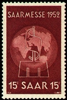 Saarland, Michel Nr. 317 postfrisch - Saarmesse 1952 Saarbrücken