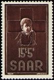 Saarland, Michel Nr. 350 postfrisch - Rotes Kreuz 1954