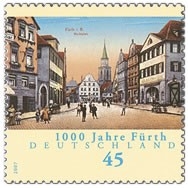Bund, Michel Nr. 2580 postfrisch - 1.000 Jahre Fürth