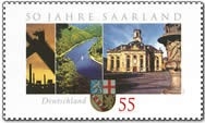 Bund, Michel Nr. 2581 postfrisch - 50 Jahre Bundesland Saarland