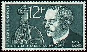 Saarland, Michel Nr. 432 postfrisch - Rudolf Diesel