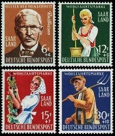 Saarland, Michel Nr. 441-444 postfrisch