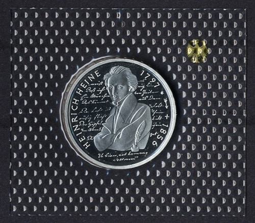 10 DM - Heinrich Heine - 1997 PP - Prägestätte G