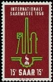 Saarland, Michel Nr. 368 postfrisch - Saarmesse 1956 Saarbrücken