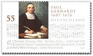 Bund, Michel Nr. 2592 postfrisch - 400. Geburtstag Paul Gerhardt