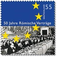 Bund, Michel Nr. 2593 postfrisch - 50. Jahrestag Unterzeichnung Römische Verträge