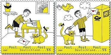 Bund, Michel Nr. 2596-2597 postfrisch - Serie Post