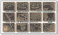 Bund, Michel Nr. 2598 postfrisch - 500 Jahre Weltkarte von Martin Waldseemüller