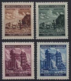 Böhmen und Mähren, Michel Nr. 75-78 postfrisch - Prager Messe