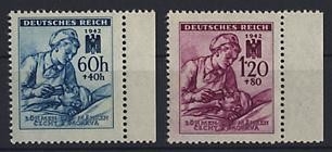 Böhmen und Mähren, Michel Nr. 111-112 postfrisch - Rotes Kreuz