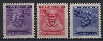 Böhmen und Mähren, Michel Nr. 114-116 - Winterhilfswerk