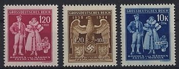 Böhmen und Mähren, Michel Nr. 133-135 postfrisch