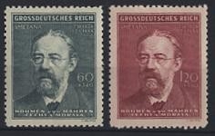 Böhmen und Mähren, Michel Nr. 138-139 postfrisch - 60. Todestag Friedrich Smetan