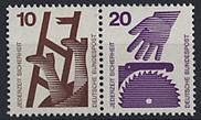 Bund, Zusammendruck W 38 postfrisch