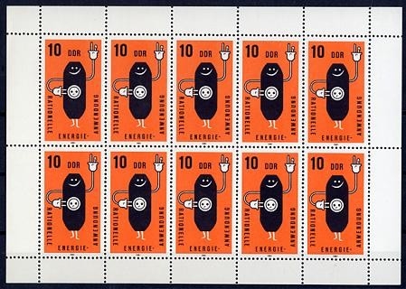 DDR, MiNr. 2601 Kleinbogen postfrisch