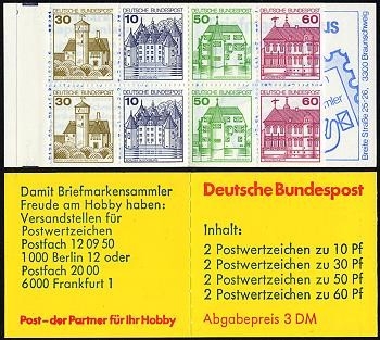Bund, Markenheftchen MH 23 b postfrisch