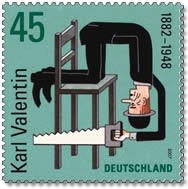 Bund, Michel Nr. 2610 postfrisch - 125. Geburtstag Karl Valentin