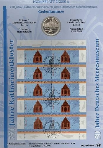 BUND Numisblatt 2/2001 - 750 Jahre Katharinenkloster