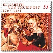 Bund, Michel Nr. 2628 postfrisch - 800. Geburtstag der Heiligen Elisabeth von Thüringen