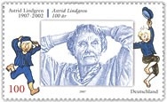 Bund, Michel Nr. 2629 postfrisch - 100. Geburtstag Astrid Lindgren