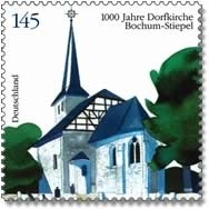 Bund, Michel Nr. 2646 postfrisch - 1000 Jahre Dorfkirche Bochum-Stiepel