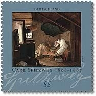 Bund, Michel Nr. 2647 postfrisch - 200. Geburtstag Carl Spitzweg