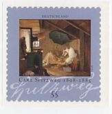 Bund, Michel Nr. 2648 postfrisch - 200. Geburtstag Carl Spitzweg selbstklebend