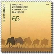 Bund, Michel Nr. 2653 postfrisch - 150 Jahre Zoologische Gesellschaft in Frankfurt