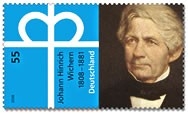 Bund, Michel Nr. 2657 postfrisch - 200. Geburtstag Johann Hinrich Wichern