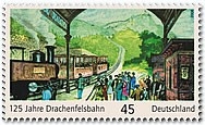 Bund, Michel Nr. 2681 postfrisch - 125 Jahre Drachenfelsbahn