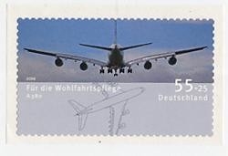 Bund, Michel Nr. 2676 postfrisch - Wohlfahrt: Airbus A380 selbstklebend