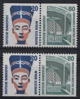 Bund, Zusammendruck W95-W96 postfrisch aus MH 28