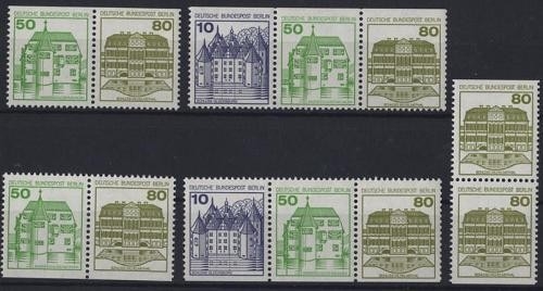 Berlin, Zusammendruck W79-W82 postfrisch aus MH 13 / H-Bl. 21