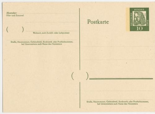 BUND Ganzsache MiNr. P 67