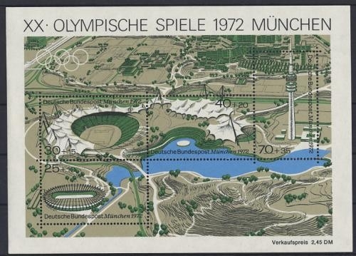 Bund, Block 7 postfrisch - Olympische Spiele 1972 München